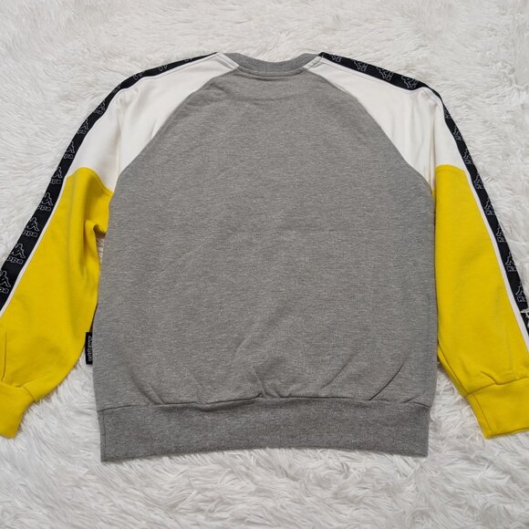 Kappa Unisex Crew Neck Gray Pullover Loopknit with logo Sweatshirt for 8Yrs NWOT - Picture 8 of 8